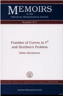 Cover of: Families of curves in P̳³ and Zeuthen's problem