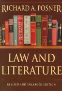 Law and literature by Richard A. Posner