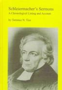 Schleiermacher's sermons : a chronological listing and account