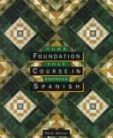 Cover of: Foundation course in Spanish