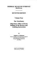 Cover of: Federal rules of evidence manual