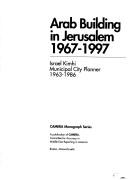 Cover of: Arab building in Jerusalem, 1967-1997