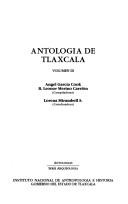 Cover of: Antología de Tlaxcala