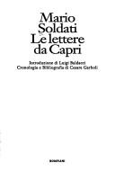 Cover of: Le lettere da Capri by Mario Soldati