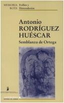 Cover of: Semblanza de Ortega