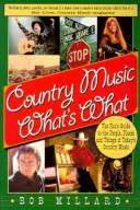 Cover of: Country music what's what