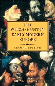 Cover of: The witch-hunt in early modern Europe