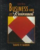Cover of: Business and its environment by David P. Baron