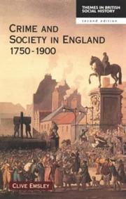 Crime and society in England, 1750-1900