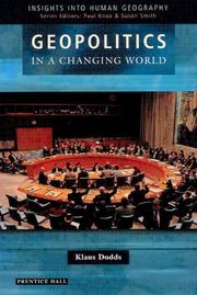 Cover of: Geopolitics in a Changing World (Insights into Human Geography)