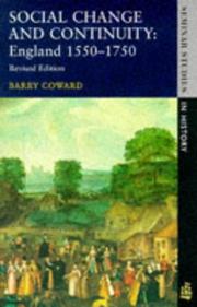 Social change and continuity : England 1550-1750