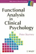 Functional analysis in clinical psychology