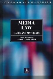 Cover of: Media law: cases and materials