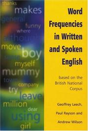 Cover of: Word Frequencies in Written and Spoken English: Based on the British National Corpus