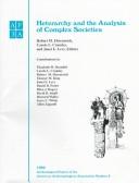 Cover of: Heterarchy and the analysis of complex societies