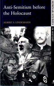 Cover of: Anti-Semitism Before the Holocaust