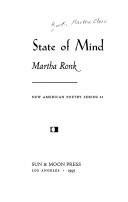 Cover of: State of mind