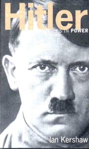 Hitler (Profiles in Power) by Ian Kershaw