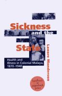 Sickness and the State by Lenore Manderson