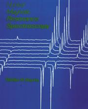 Nuclear magnetic resonance spectroscopy : a physicochemical view