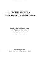 Cover of: A decent proposal by Evans, Donald