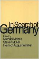 Cover of: In search of Germany