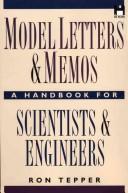 Cover of: Model letters and memos: a handbook for scientists and engineers