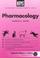 Cover of: Pharmacology