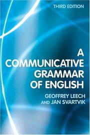 A communicative grammar of English