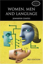 Women, men, and language by Jennifer Coates