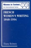 Cover of: French women's writing, 1848-1994