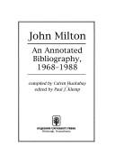 John Milton by Calvin Huckabay