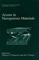 Access in nanoporous materials