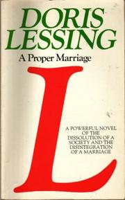 Cover of: A Proper Marriage (Children of Violence) by Doris Lessing