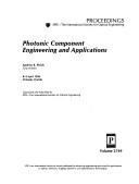 Cover of: Photonic component engineering and applications: 8-9 April 1996, Orlando, Florida