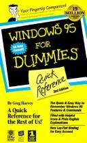 Cover of: Windows 95 for dummies quick reference