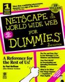 Cover of: Netscape and the World Wide Web for dummies