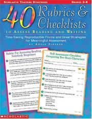 Cover of: 40 Rubrics & Checklists to Assess Reading and Writing (Grades 3-6)