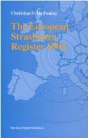 European Strasbourg Register 1994 by Christian D. De Fouloy