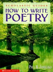Cover of: How to write poetry