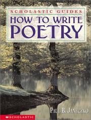 Cover of: How To Write Poetry Scholastic Guides
