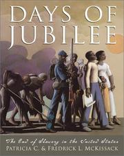 Cover of: Days of Jubilee: the end of slavery in the United States