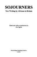 Sojourners : new writing by Africans in Britain