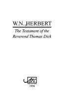 Cover of: The testament of the Reverend Thomas Dick