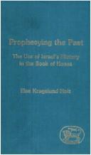 Prophesying the past by Else Kragelund Holt