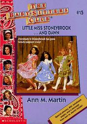 Cover of: Little Miss Stoneybrook...and Dawn