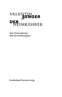 Cover of: Der Heimkehrer: eine Verwunderung über die Nachkriegszeit