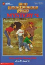 Cover of: Kristy and the missing child