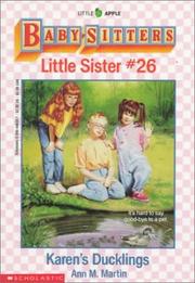 Cover of: Karen's Ducklings (Baby-Sitters Little Sister, 26) by Ann M. Martin