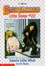 Cover of: Karen's little witch.